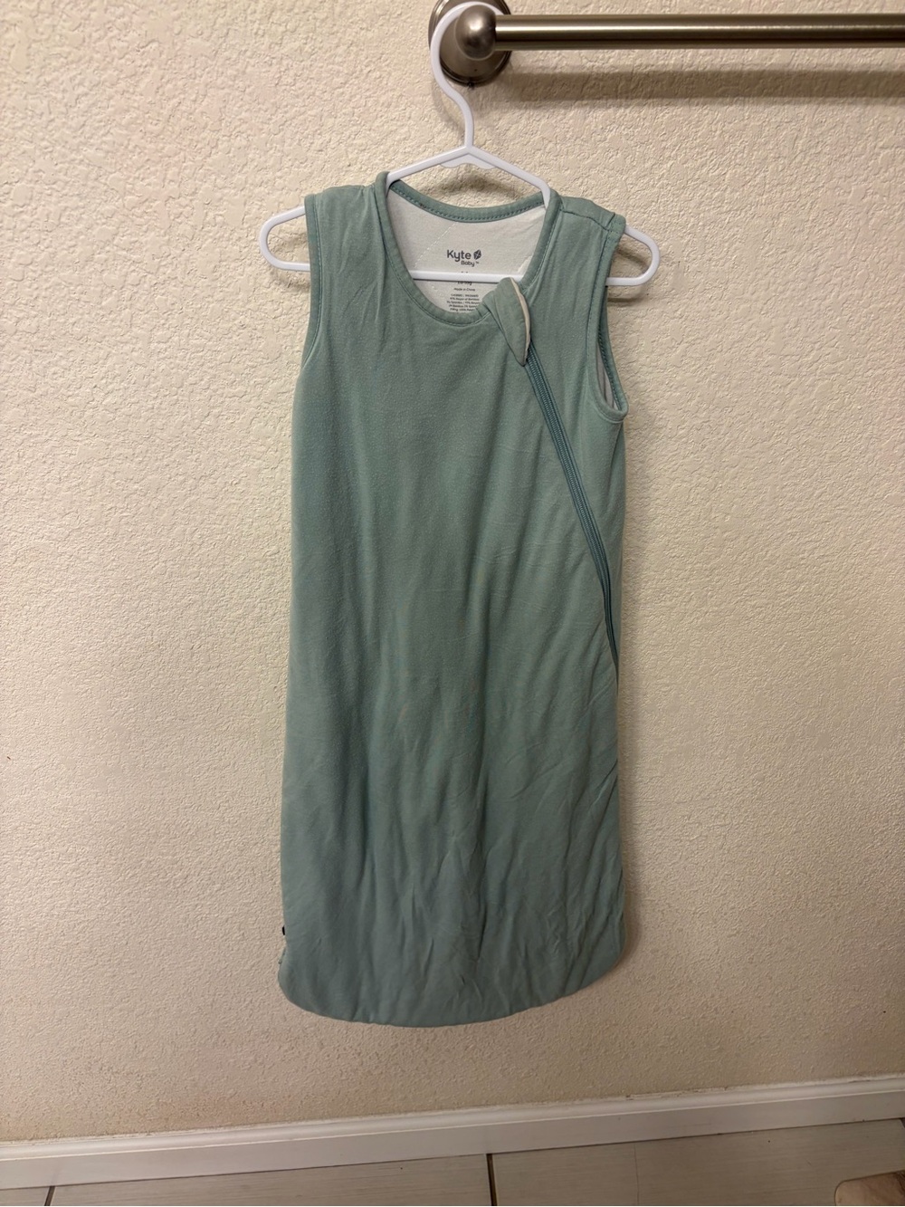 Kyte Baby Sleeveless Mint Green Sleep Sack
